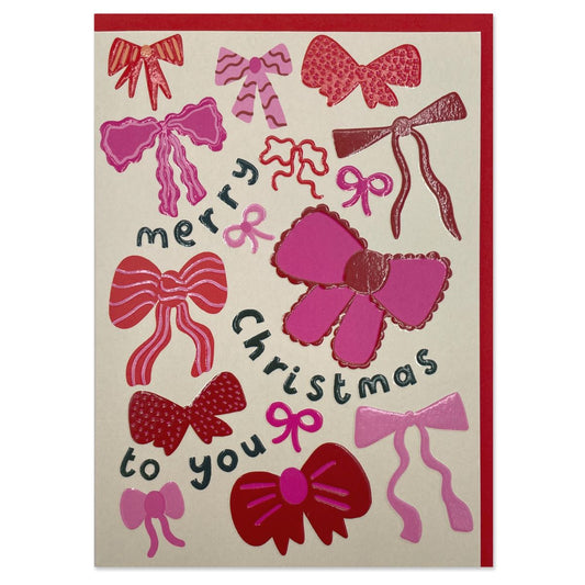 HPS045-Raspberry Blossom-Xmas Card-Happiness