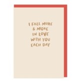 WHM028-Raspberry Blossom-I Fall More & More In Love With You Every Day-Card-Whimsical