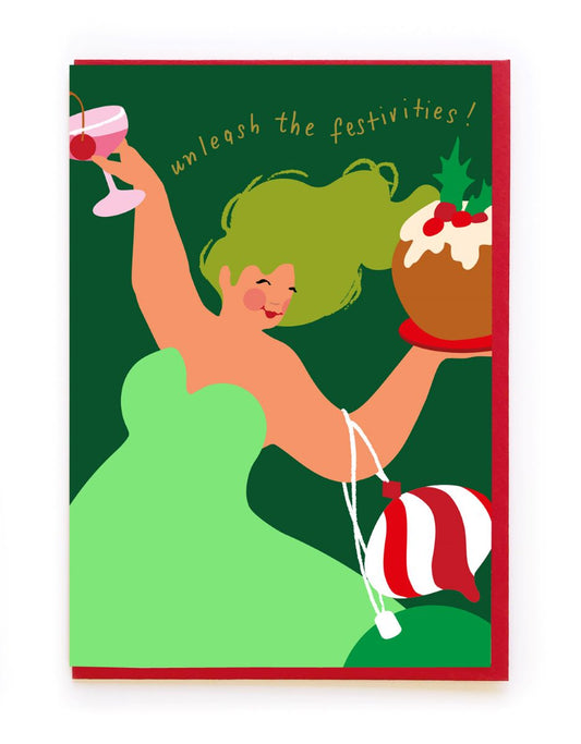 BP048-Noi-Unleash The Festivities-Xmas Card-Christmas Cards