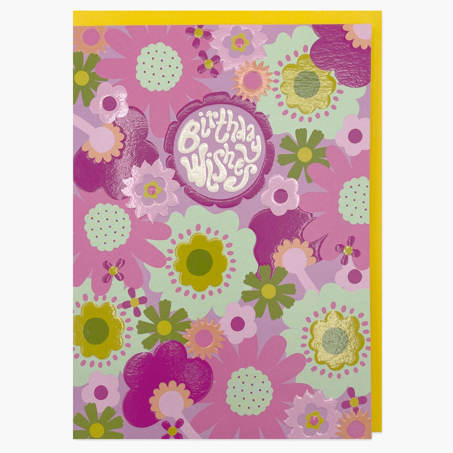 BIG015-Raspberry Blossom-Birthday Wishes-Card-Big Love