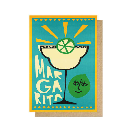 FOXVEL035C-East End Prints-Margarita-Card-Fox & Velvet