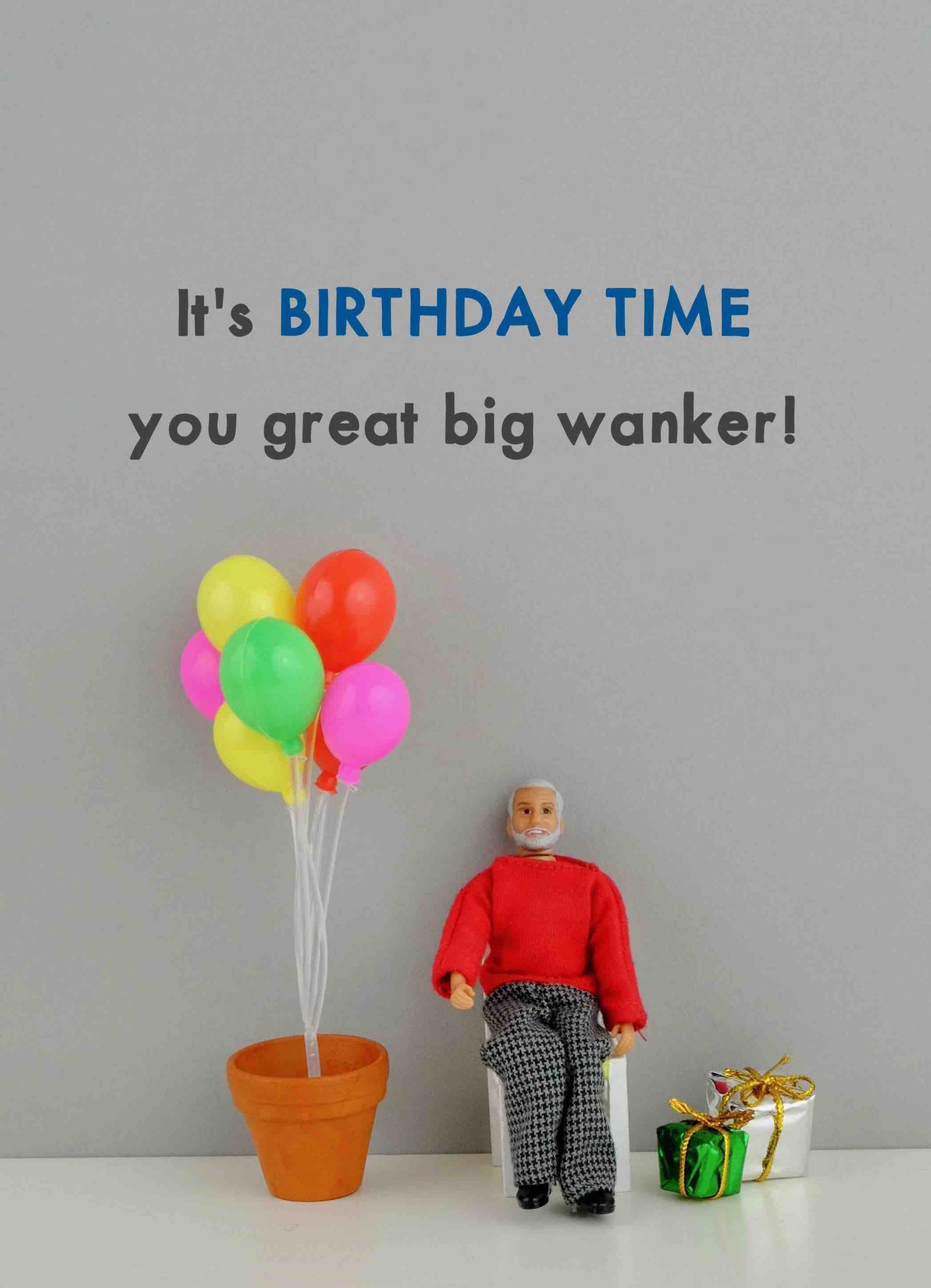 JJB048-Bold & Bright-Jjb048 - Birthday Wanker-Card-Birthday