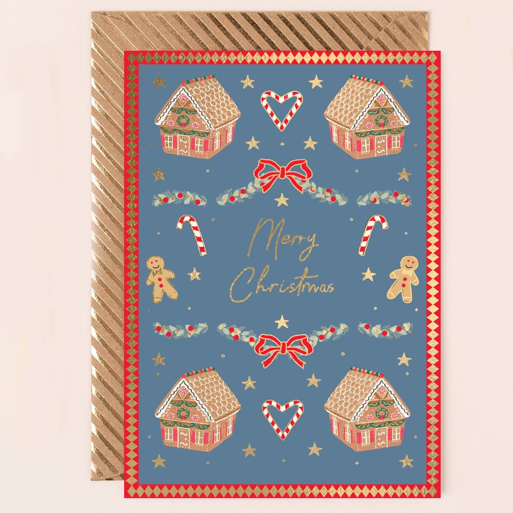 RE134-Apple & Clover-Merry Christmas-Xmas Card-Reflections