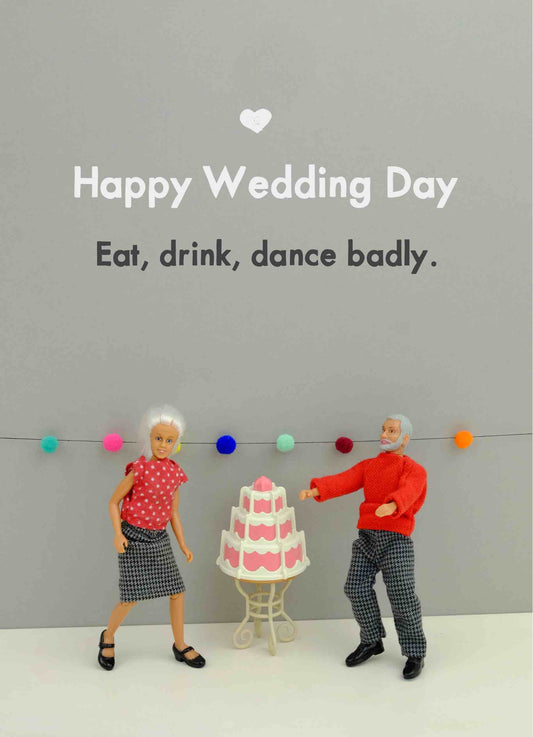 JJED035-Bold & Bright-Jjed035 - Eat Drink Wedding-Card-Everyday