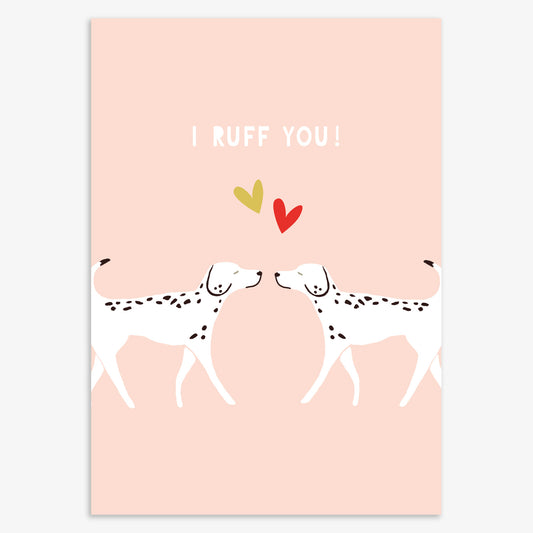 VLD032-Think of Me-Dalmatians-Card-