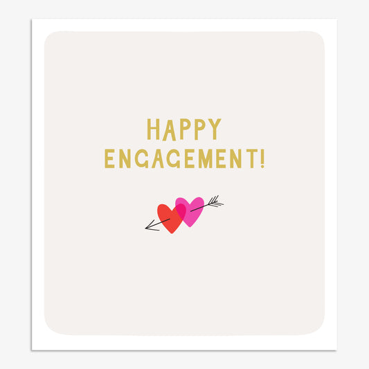 FIZ119-Think of Me-Happy Engagement Hearts-Card-Fizz