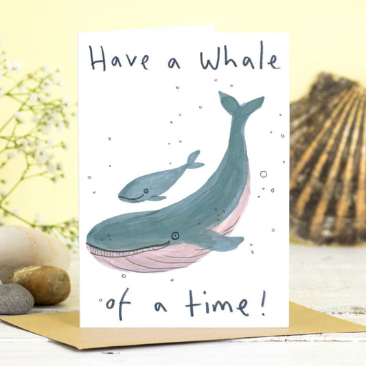 0536-Jo Clark Design-Have A Whale Of A Time Card-Card-