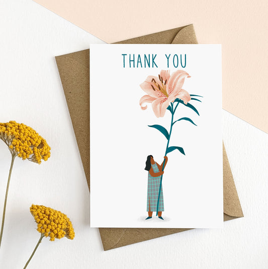 CSG002-Elsa Rose Frere-Thank You Lily-Card-