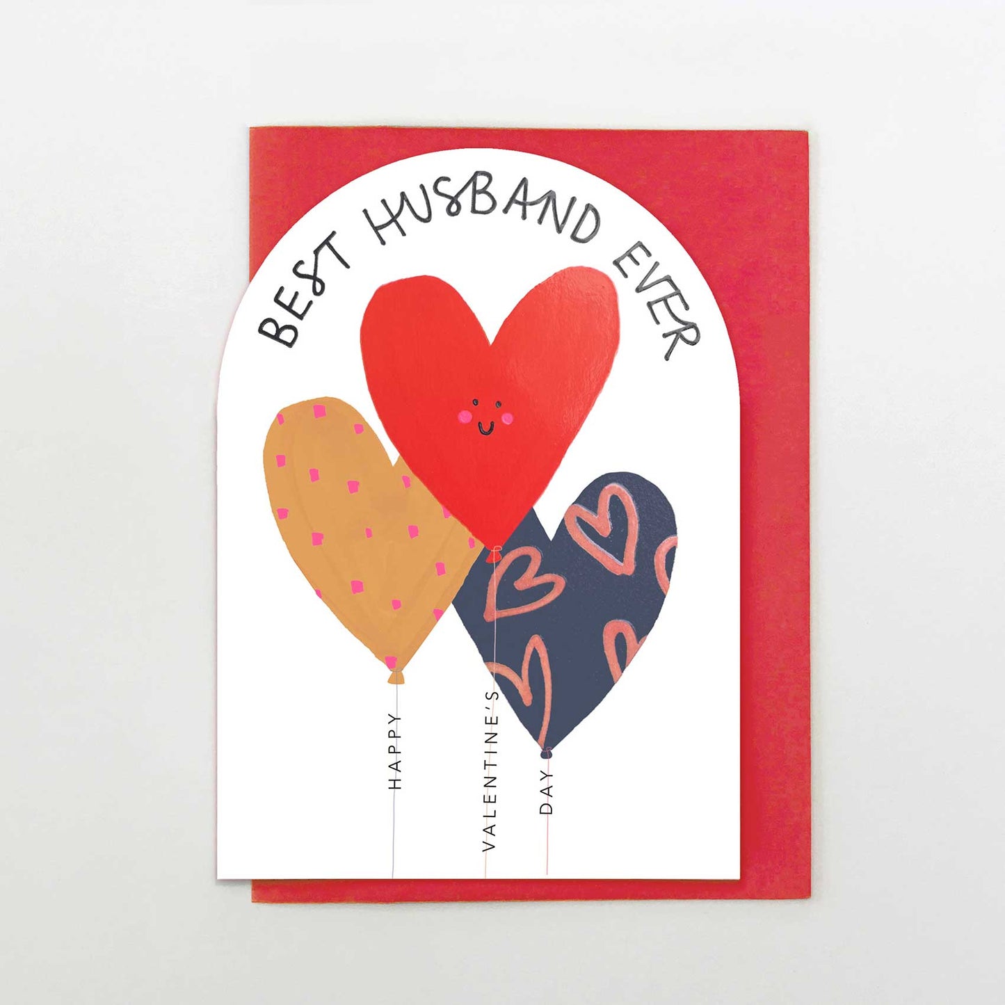 BA020-Stop The Clock-Best Husband Ever Happy Valentine'S Day-Card-Moon & Back