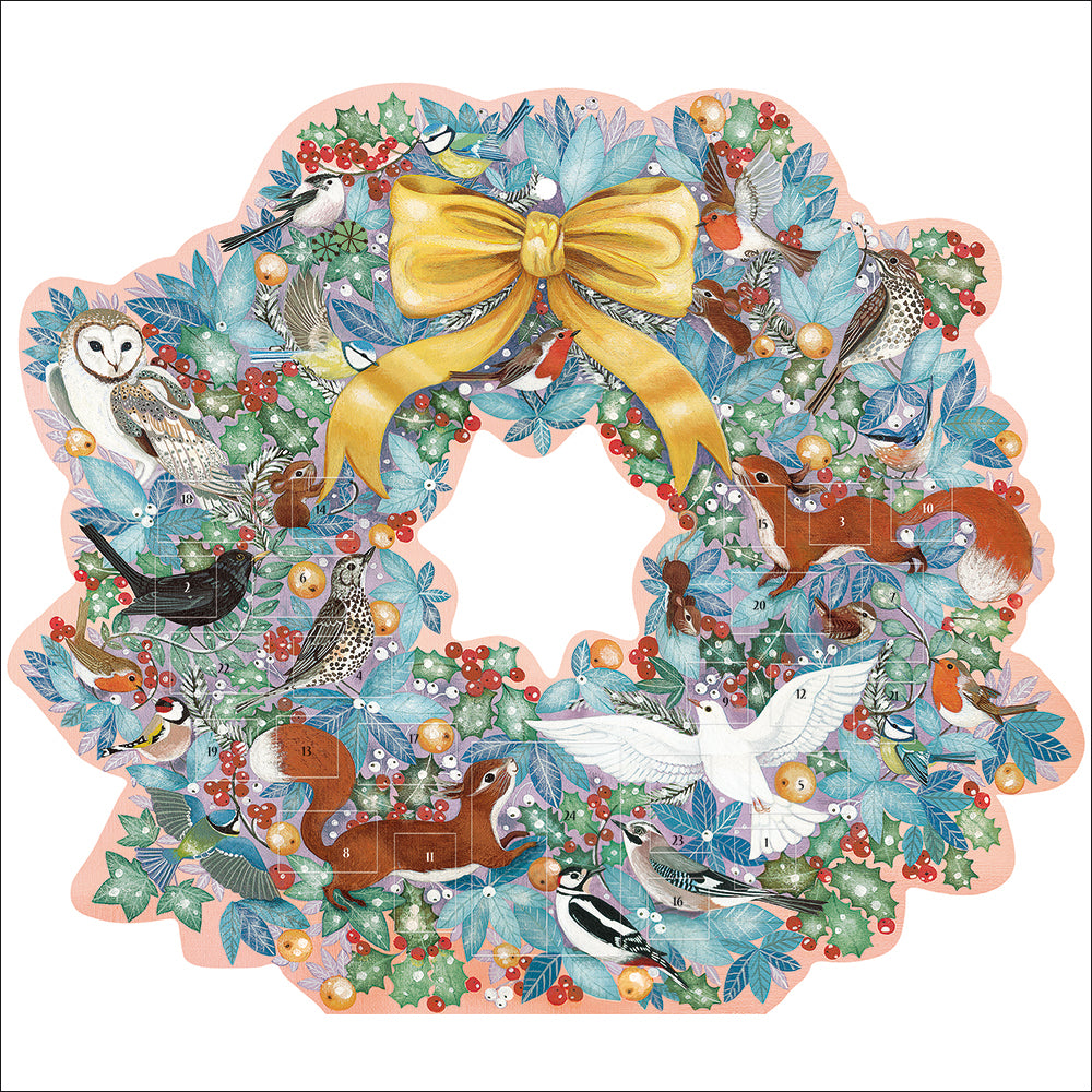 508660-Woodmansterne-10-Christmas Wr-Xmas Calendar-