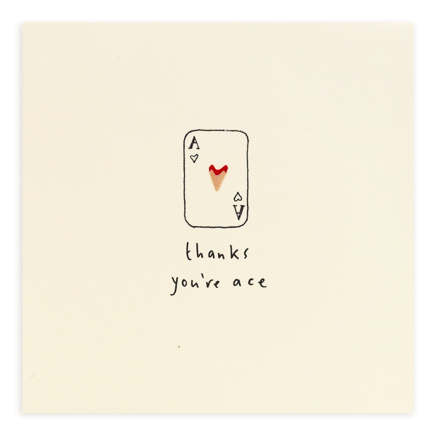 (189)PSC-MTH-Ruth Jackson-Thank You 'You'Re Ace'-Card-