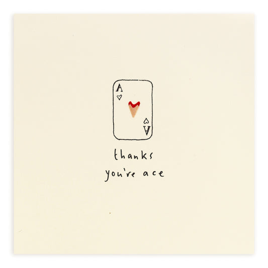 (189)PSC-MTH-Ruth Jackson-Thank You 'You'Re Ace'-Card-