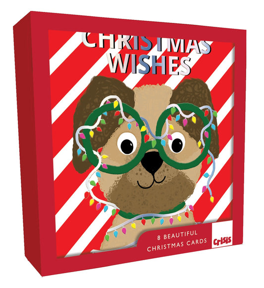 XCR037-Second Nature-Merry Christmas 8Pck Single Design-Xmas Card Pack-Crisis Boxed Cards