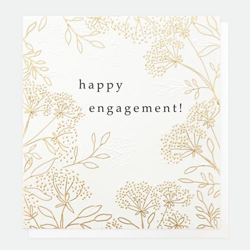 LEA008-Caroline G-Happy Engagement-Card-Gold Leaf