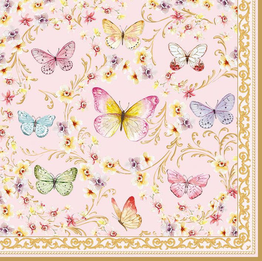 MAJB-Easy Life-Majestic Butterflies-Napkin-20pk 3ply 33 cm