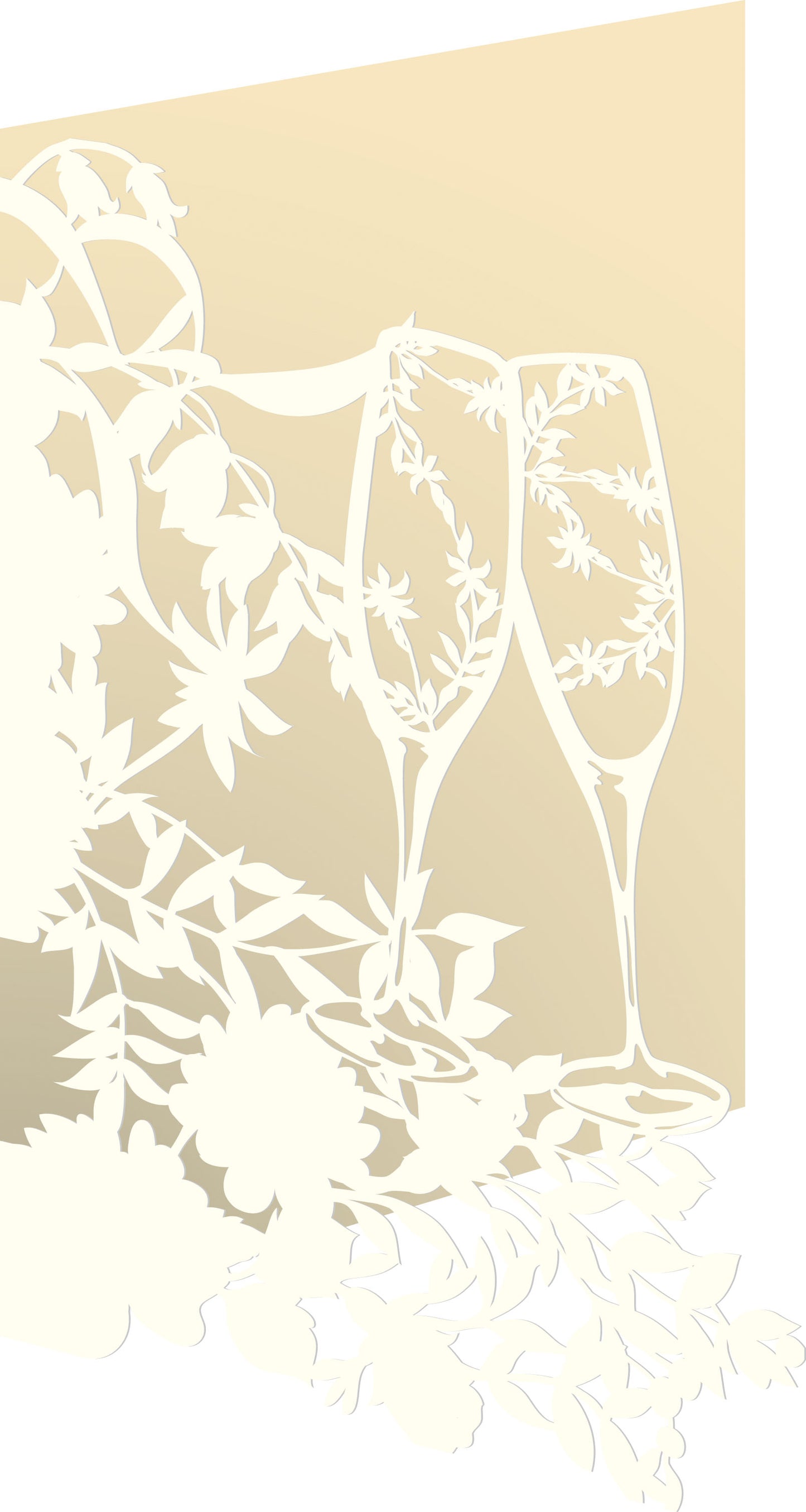 GC2380-Roger La B-Champagne Toast Lasercut Card-Card-Wedding