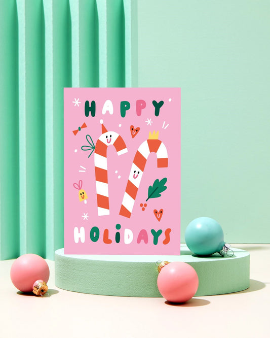 RC415-Rumble Cards-Happy Holidays-Xmas Card-
