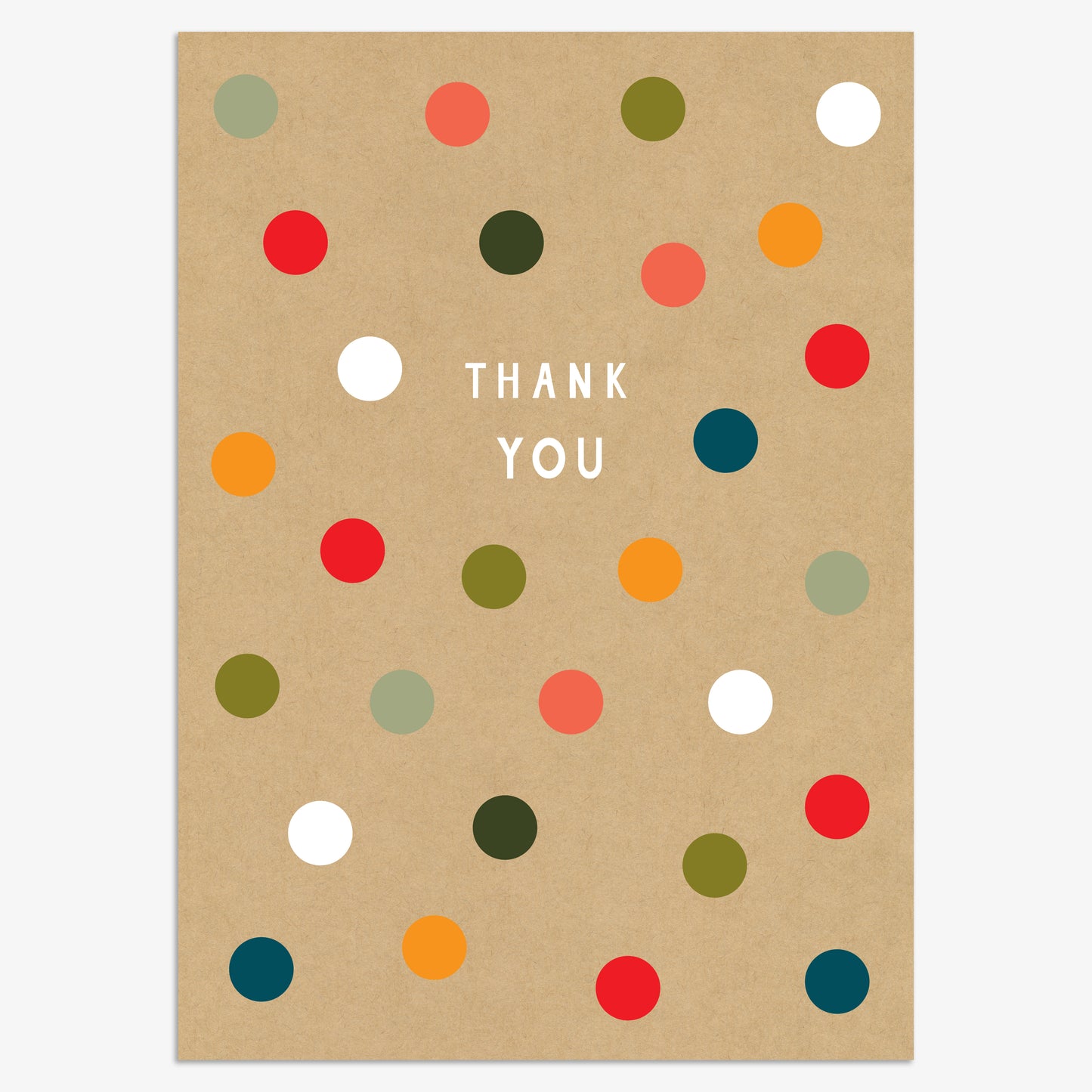 CPX139-Think of Me-Thank You Spots 8Pck-Xmas Card Pack-Christmas Thank You Packs