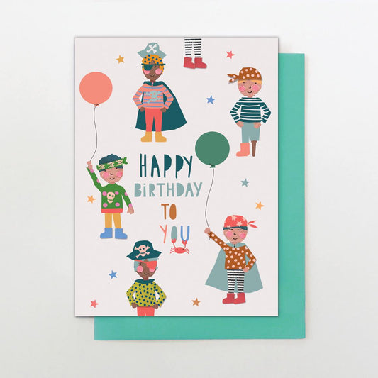 YW011-Stop The Clock-Pirate Birthday-Card-Young & Wild