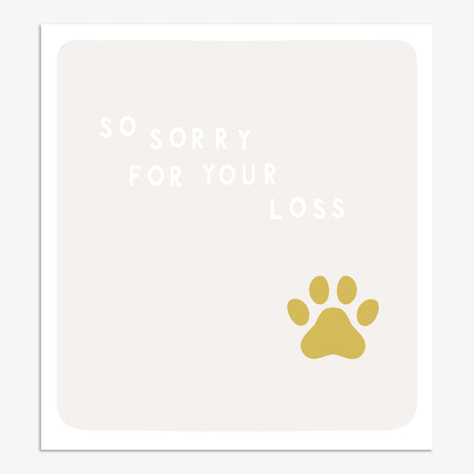 FIZ124-Think of Me-So Sorry For Your Loss-Card-Fizz