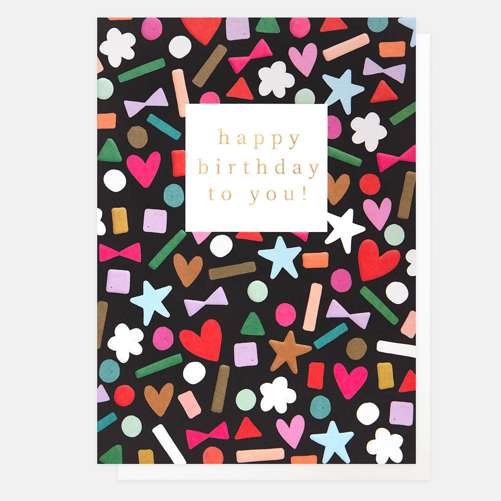 PWK011-Caroline G-Happy Birthday To You-Card-Pattern Work