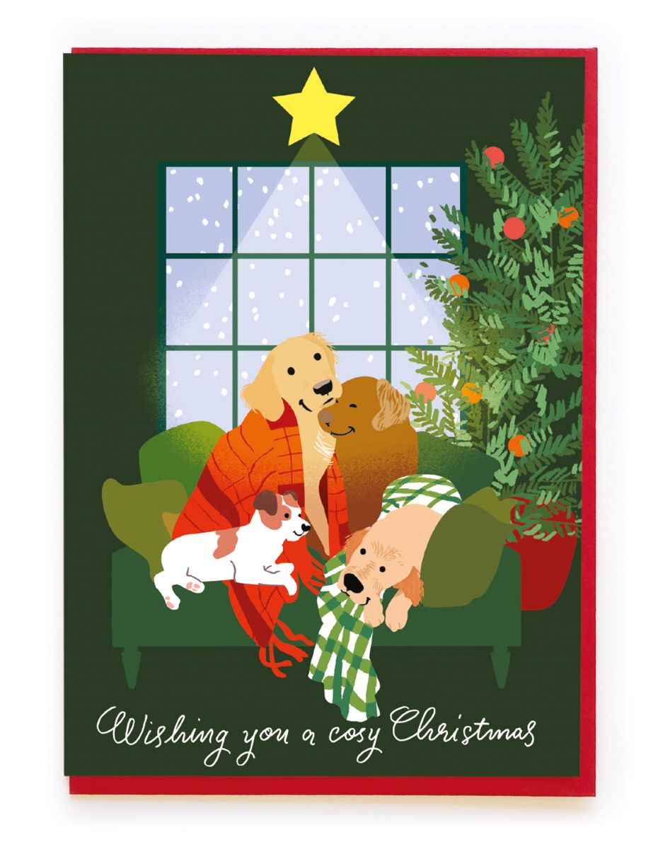 BP054-Noi-Cosy Dogs-Xmas Card-