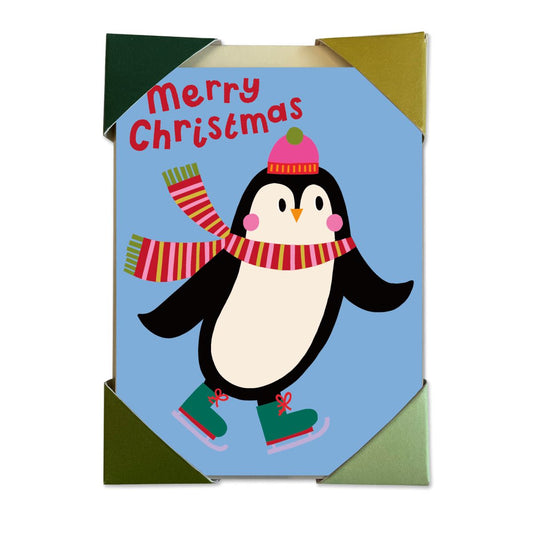 PCK032-Raspberry Blossom-Xmas Card Pack-Mini Card Pack Of 6 X 2 Designs