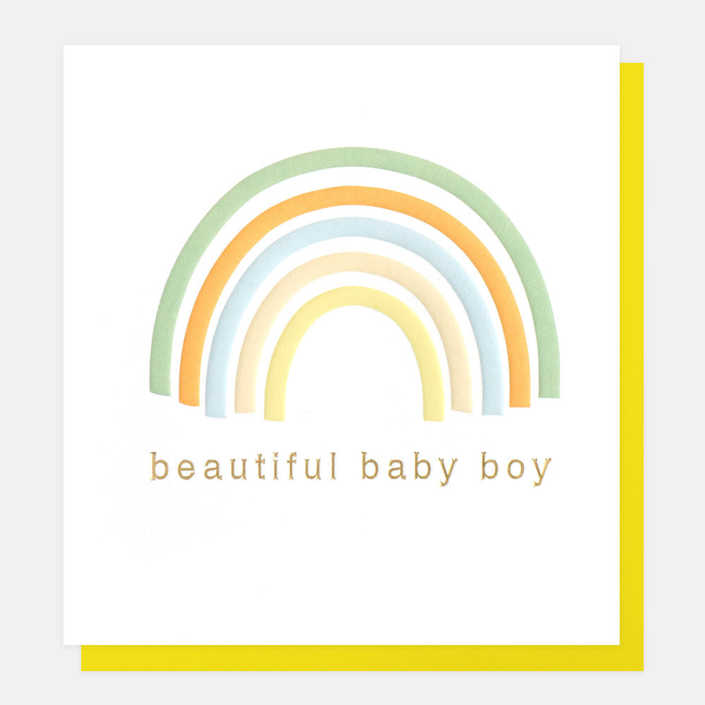 BAB006-Caroline G-Beautiful Baby Boy-Card-