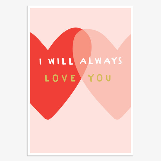 VLN005-Think of Me-I Will Always Love You-Card-Valentine Luna