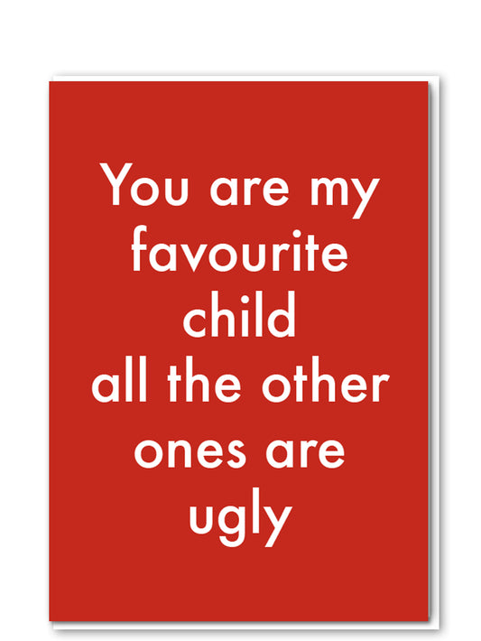 C064-Objectables-Child Ugly-Card-Favourites