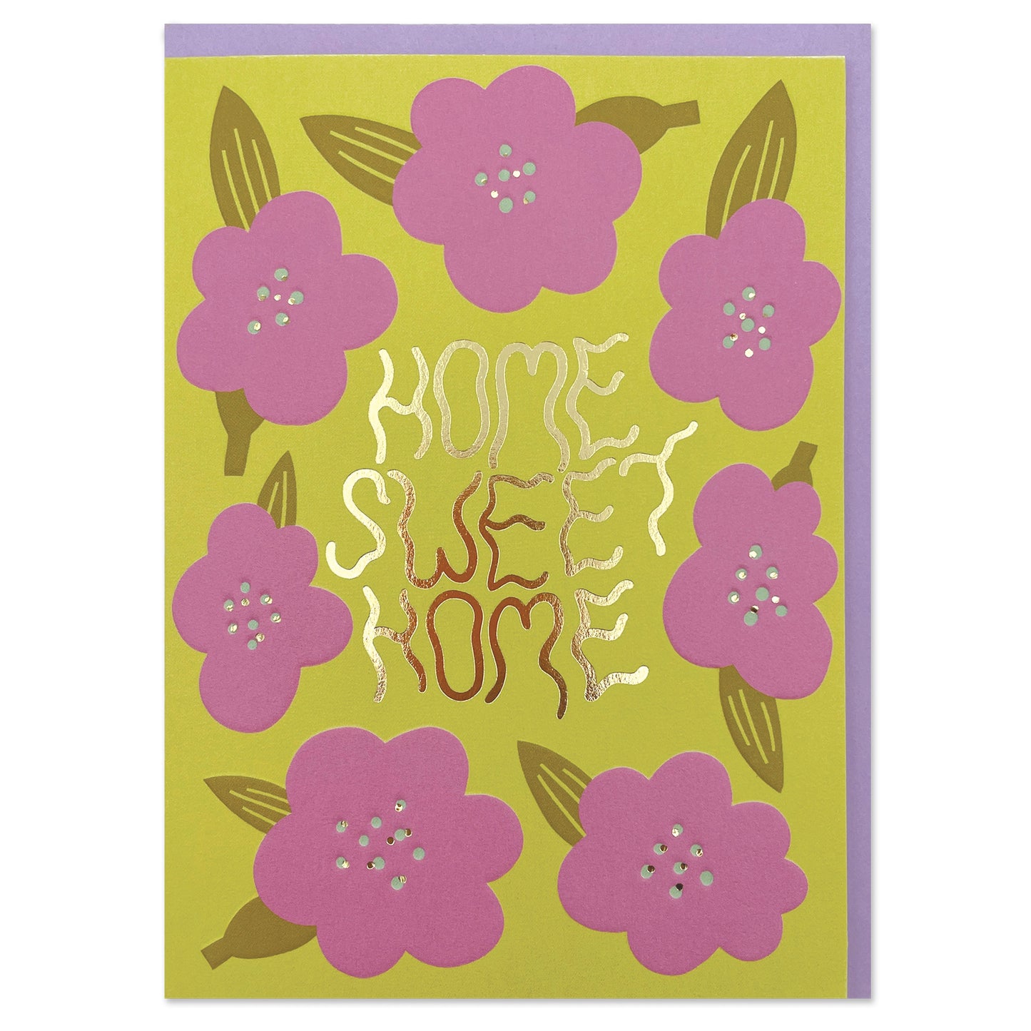 NUR010-Raspberry Blossom-Home Sweet Home-Card-Nurture