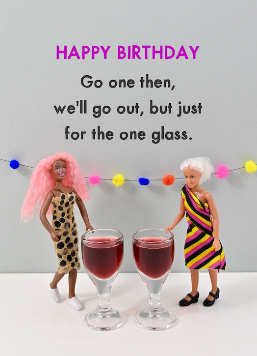 JJB163-Bold & Bright-One Glass