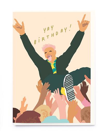 CA021 - Noi - Yay Birthday Guy - Card
