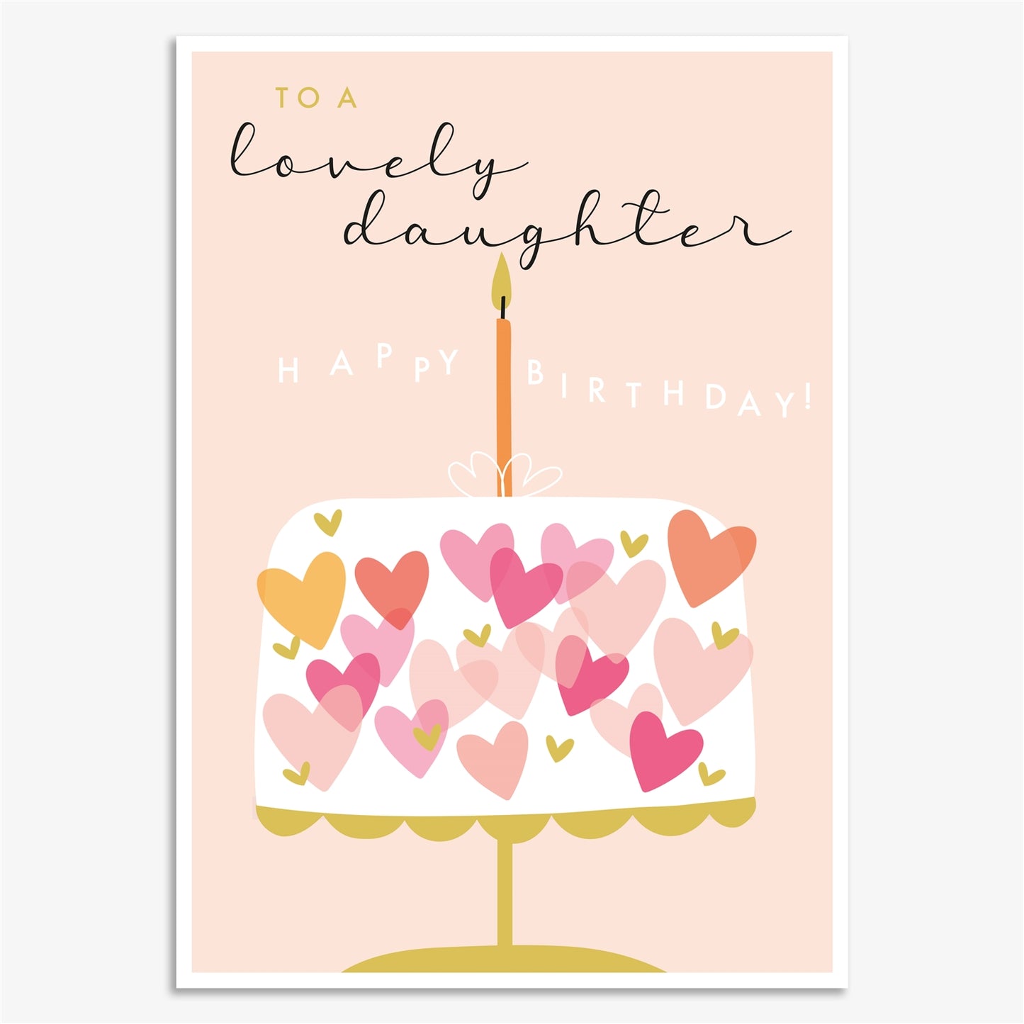 LNA048-Think of Me-Lovely Daughter-Card-Luna