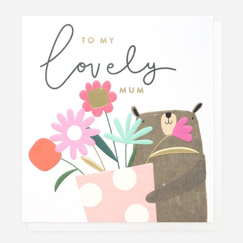 MTH007-Caroline G-To My Lovely Mum -Card-Mday