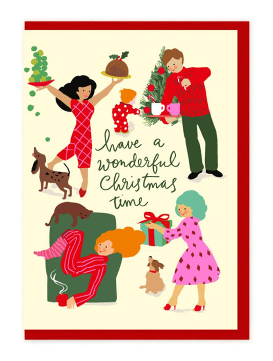 BP007-Noi-Have A Wonderful Christmas Time-Xmas Card-Christmas Cards