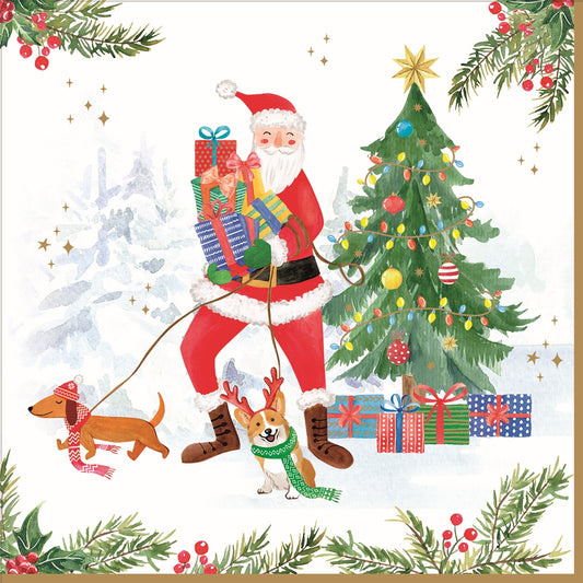 JOYF-Easy Life-Joyful Santa-Xmas Napkins-