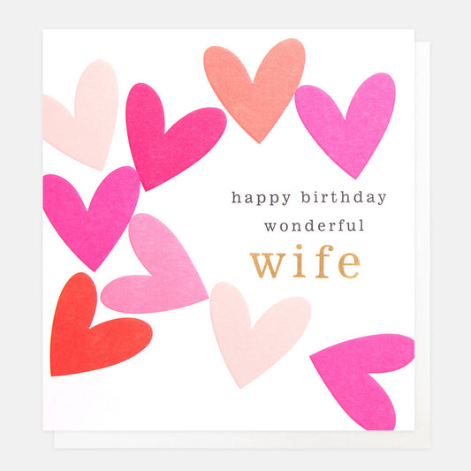 REL006-Caroline G-Happy Birthday Wonderful Wife-Card-