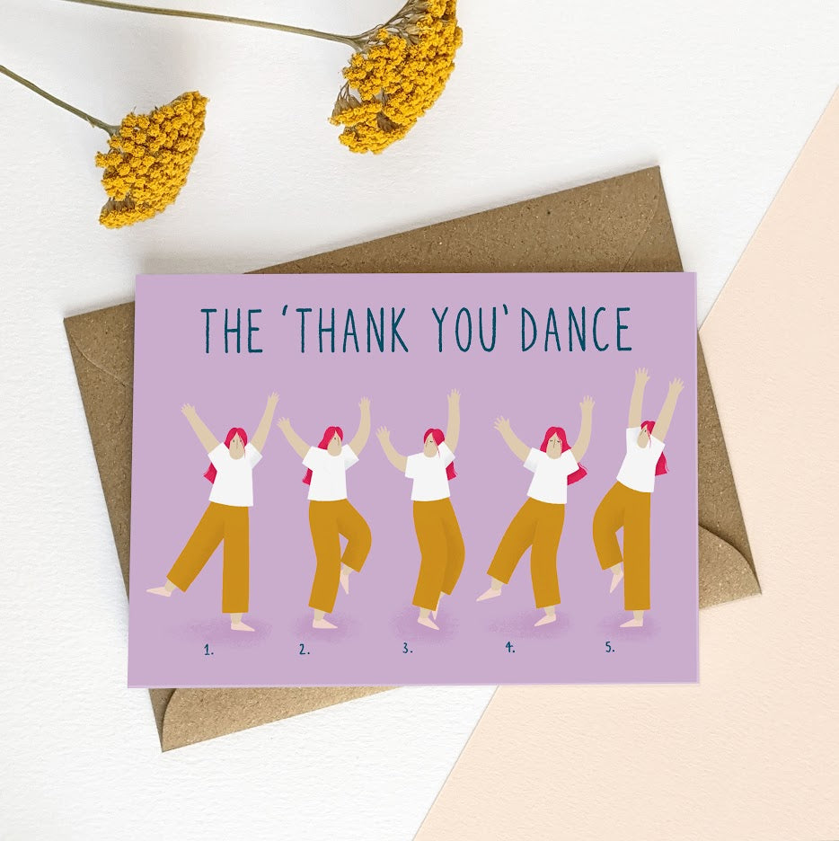 CSL002-Elsa Rose Frere-Thank You Girl Dance-Card-