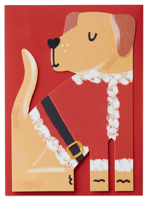 PAW012-Raspberry Blossom-Xmas Card-Pawsome