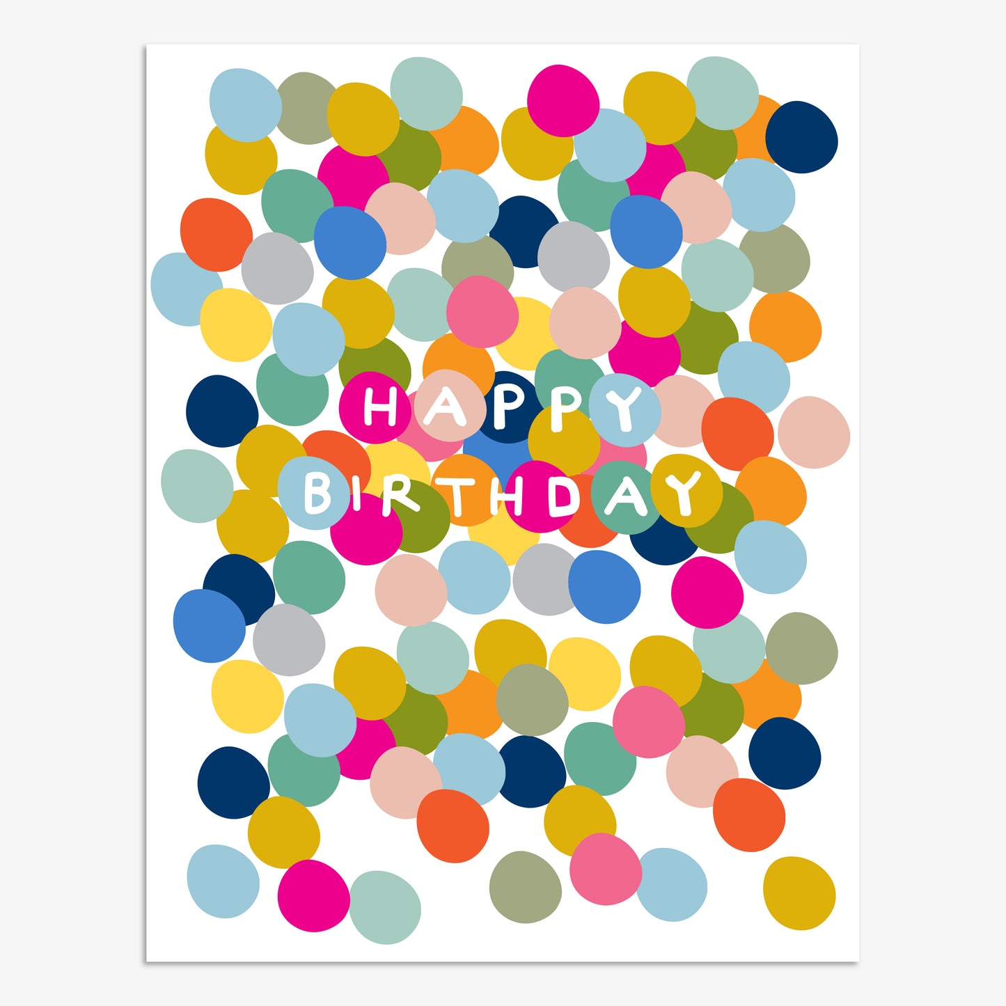 BP036-Think of Me-Happy Birthday Spots-Card-Boop