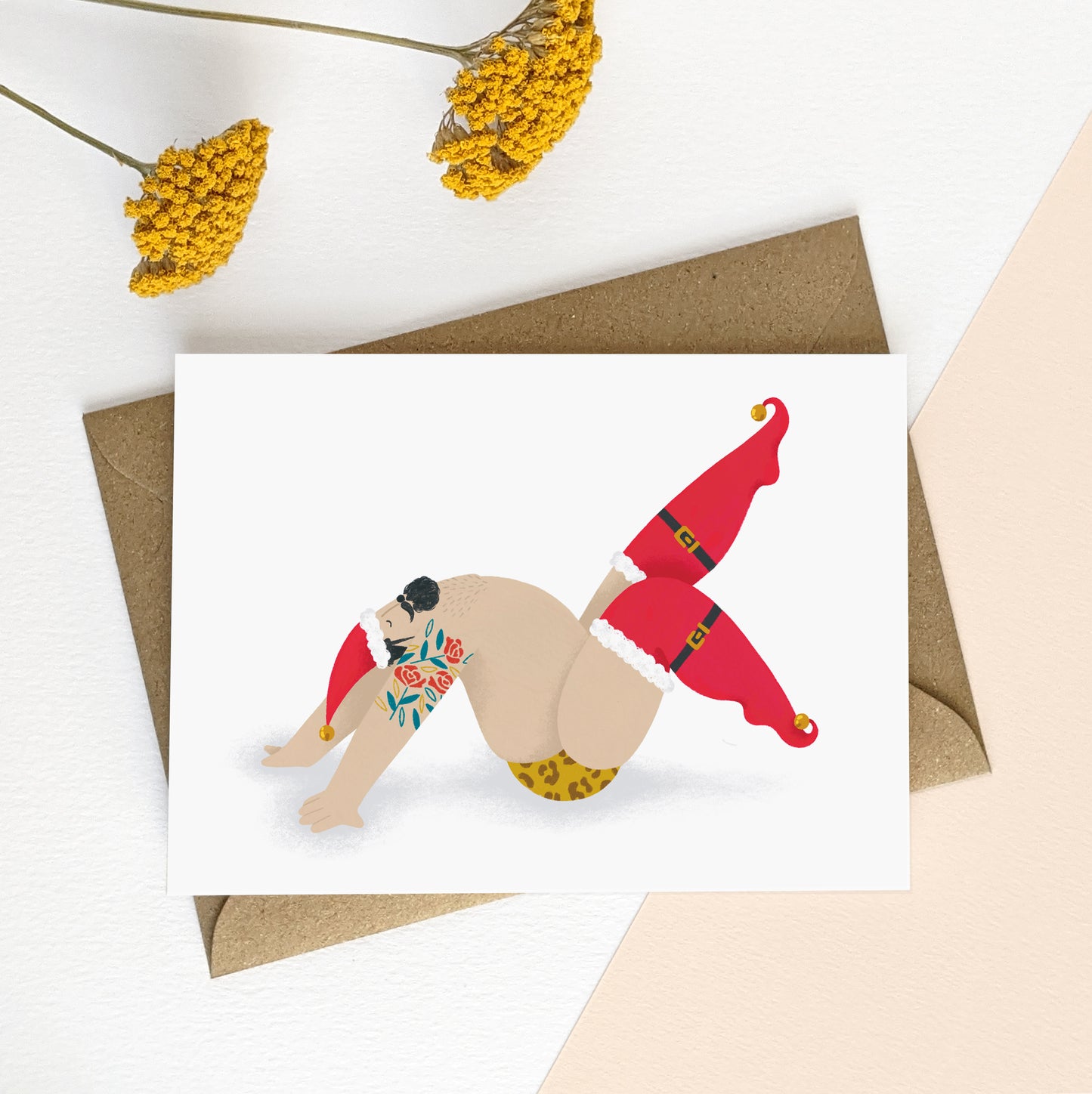 CRL009-Elsa Rose Frere-Christmas Sexy Stockings -Xmas Card-