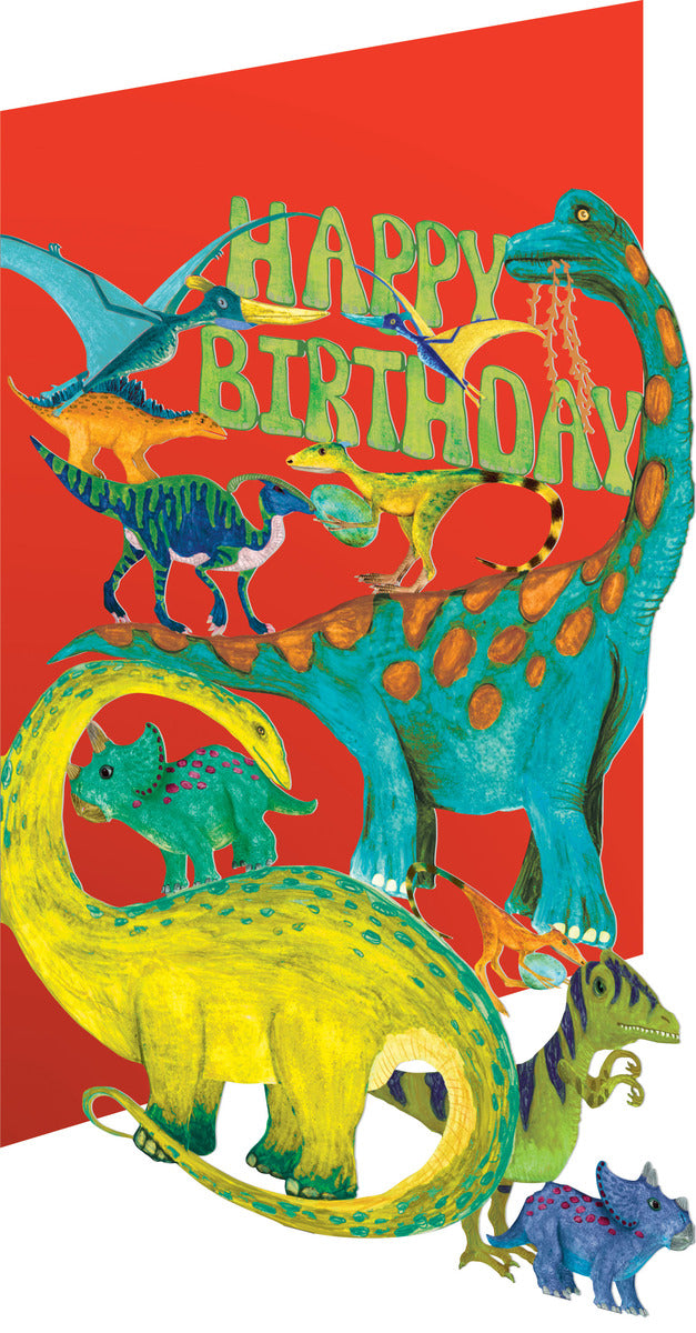 GC2313-Roger La B-Laser Dino Mighty Birthday-Card-