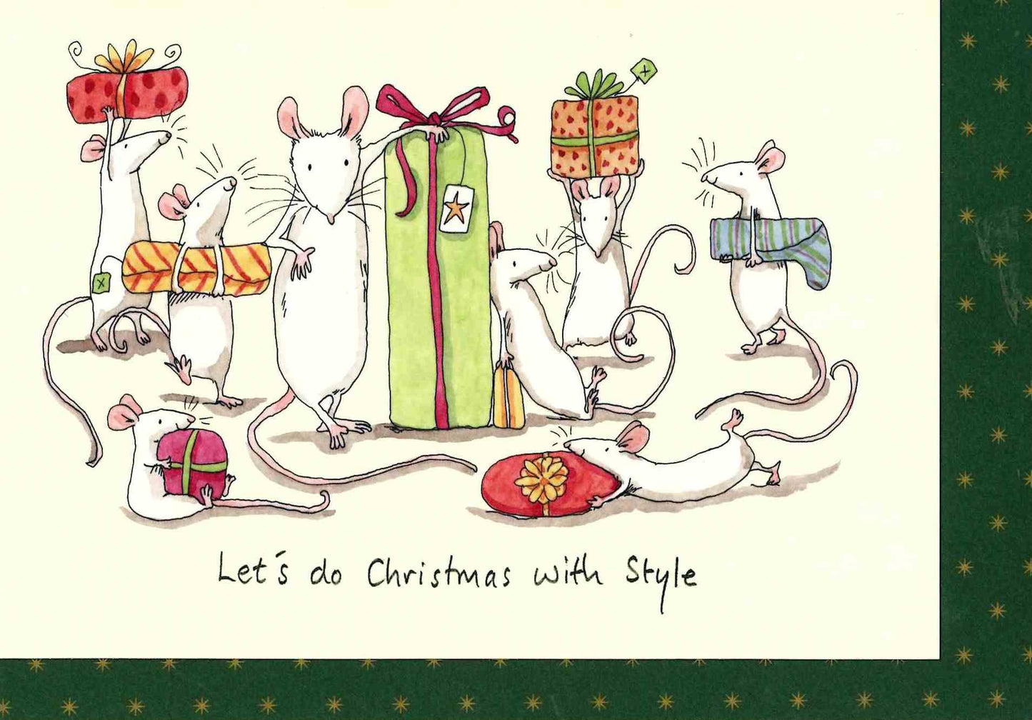 XM123 Two Bad Mice Xmas Card