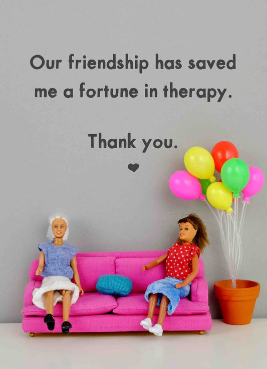 JJF009 Bold & Bright Card Therapy Friendship