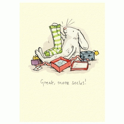 XM139-Two Bad Mice-Great More Socks-Xmas Card