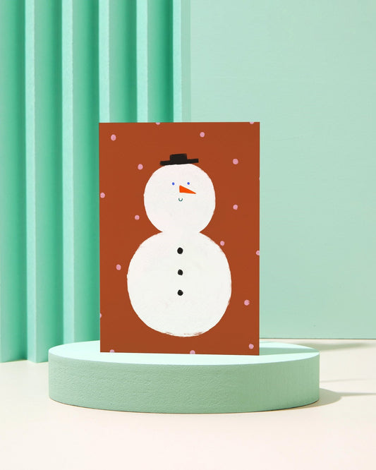 RC409-Rumble Cards-Snowman-Xmas Card-