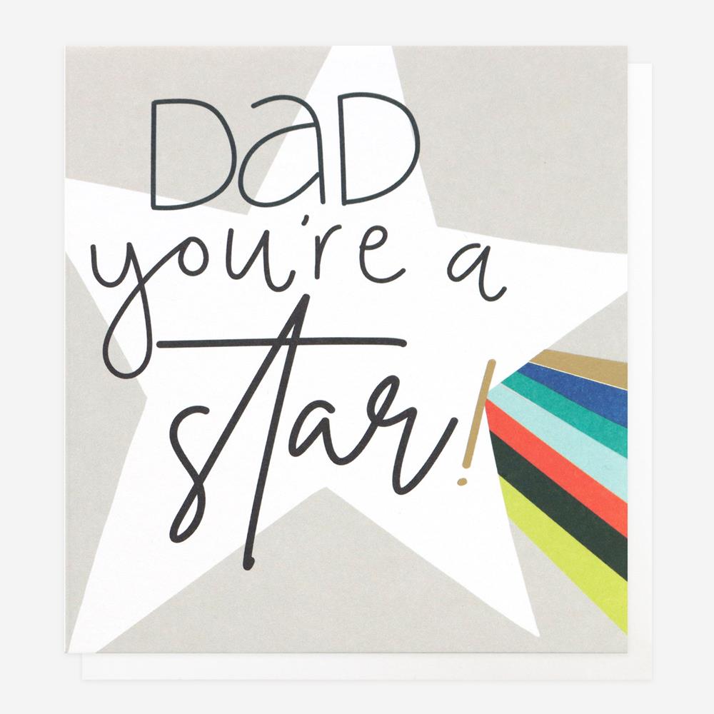 FUN021-Caroline G-Dad Youre A Star-Card-