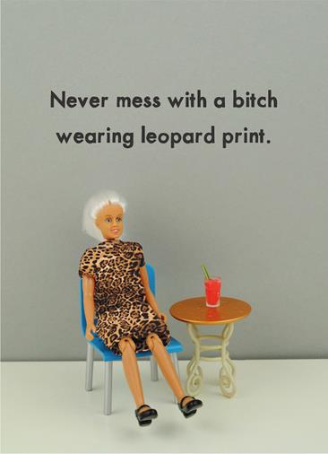 JJG064-Bold & Bright-Leopard Print-Card-