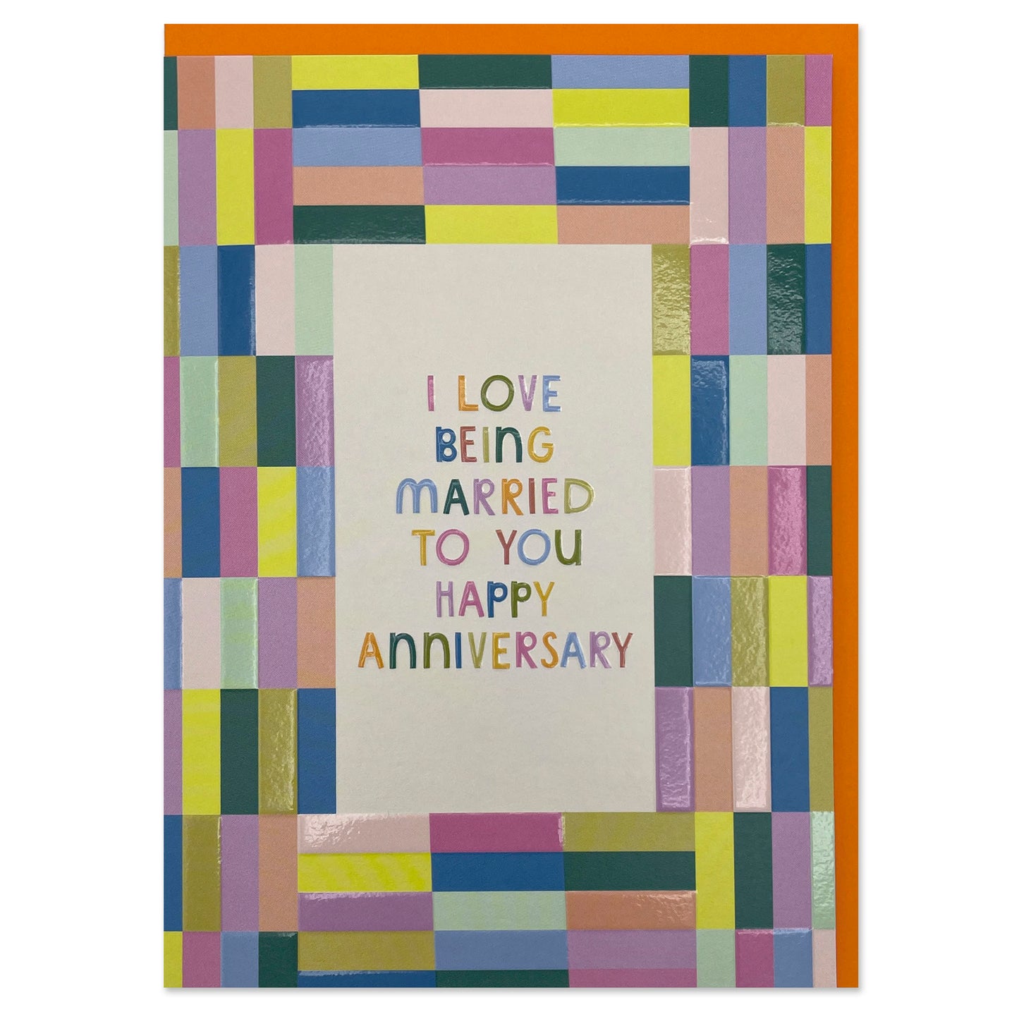 HPS009-Raspberry Blossom-I Love Being Married To You. Happy Anniversary-Card-Happiness